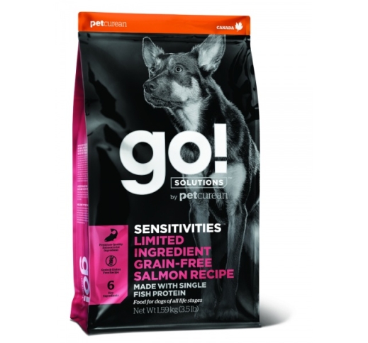 Go! Sensitivities Grain Free Salmon Recipe for Dogs & Puppies 10kg (Best before 23/12/2023)