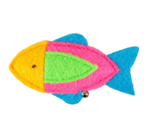 Cat Toy Fishy with Bell & Catnip 11cm