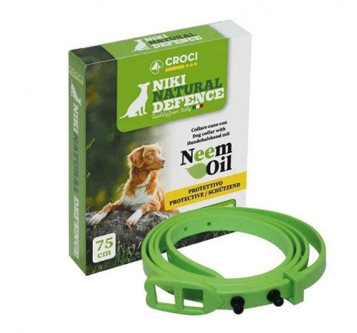 Niki Natural Defence Flea/Tick Collar with Natural Neem Oil 75cm