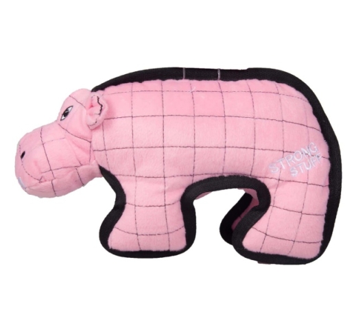 Strong Stuff Dog Toy Hippo 28cm