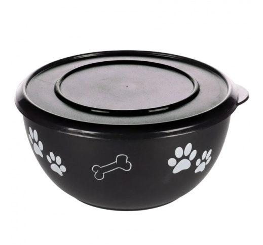 Feeding Bowl with Lid Kena Black L 1250ml