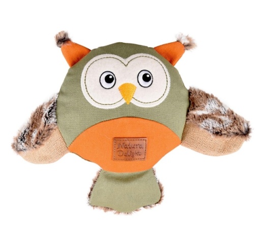 Dog Toy Natura Delight Owl 24cm