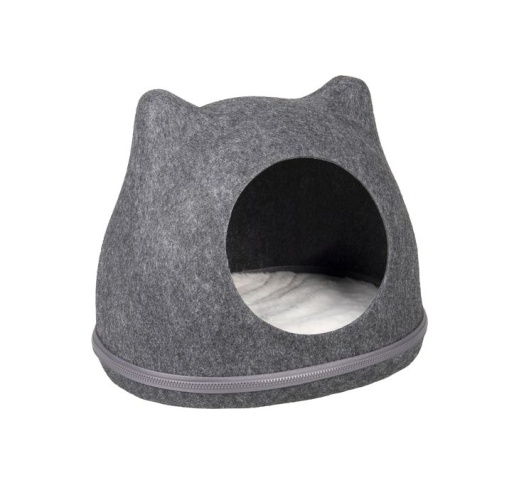 Basket Tiga Felt Grey 43x36x35cm
