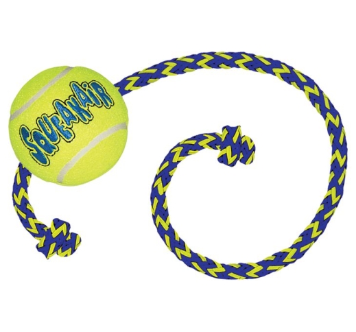 Kong SqueakAir with Rope M