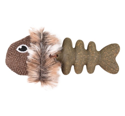 Cat Toy Natura Delight Fish 9cm + Catnip