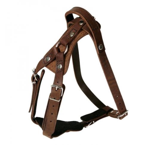 Work Harness Soft Leather 85-110cm