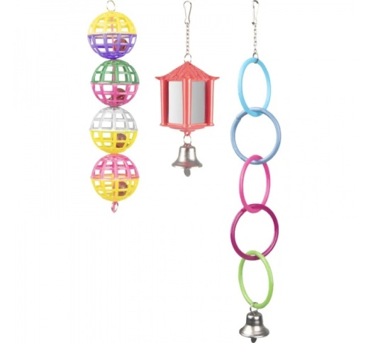 Toys for Parakeets 3pcs (8-25cm)