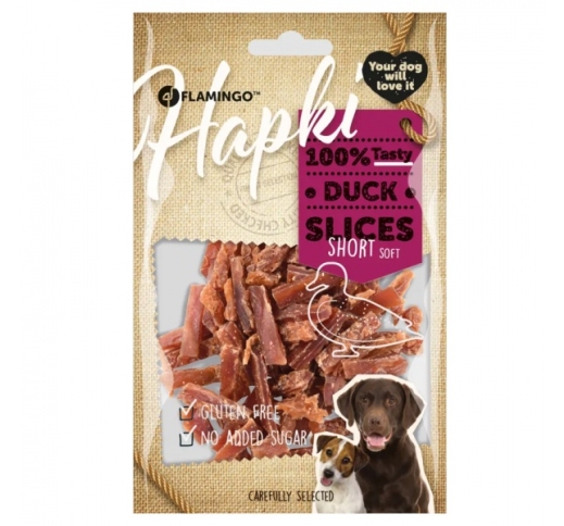 Dog Treats Hapki Duck Slices 85g