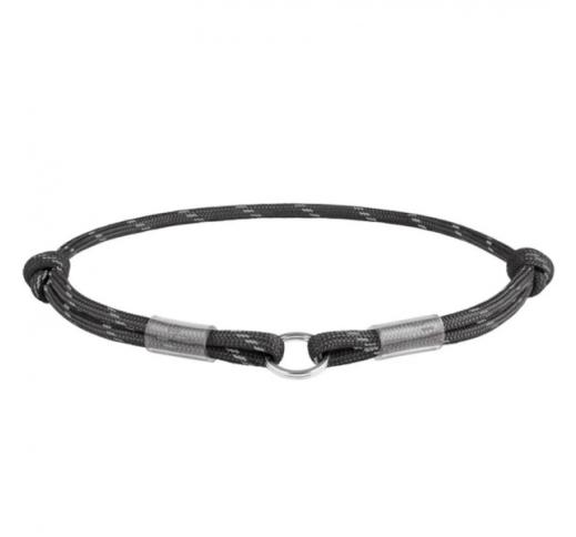 WAUDOG ID-Collar Black 4mm x 42-76cm