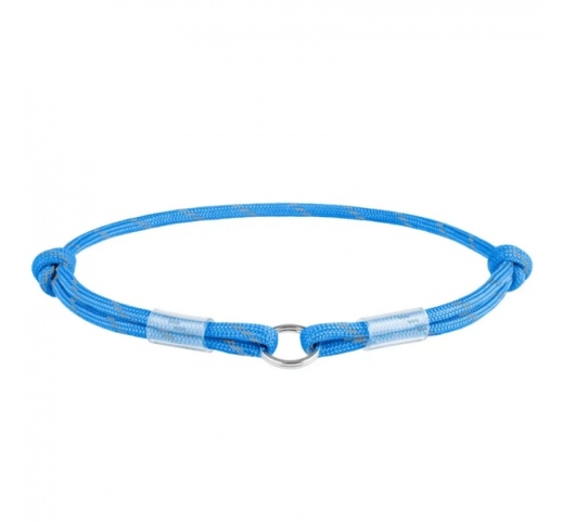 WAUDOG ID-Collar Blue 4mm x 42-76cm