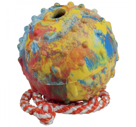 Gappay Hard Rubber Ball 7cm with Rope 50cm