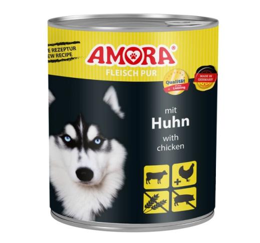 Amora Huhn Koerakonserv (Veise- ja Kanalihaga) 800g