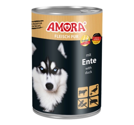 Amora консервы для собак -  утка 400г
