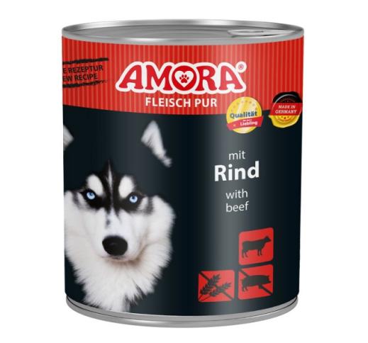 Amora Rind Koerakonserv (Veiselihaga) 800g