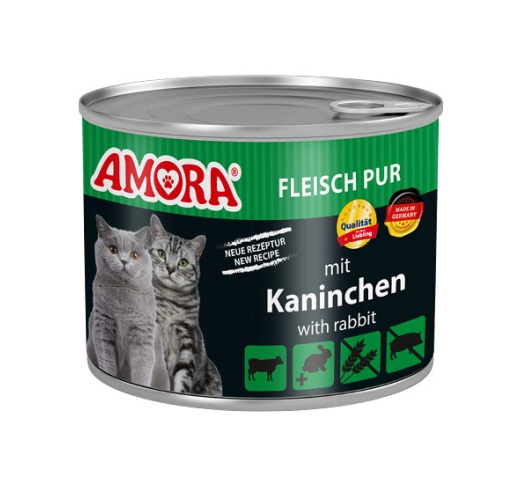 Amora Kaninchen Kassikonserv (Veise- ja Küülikulihaga) 200g