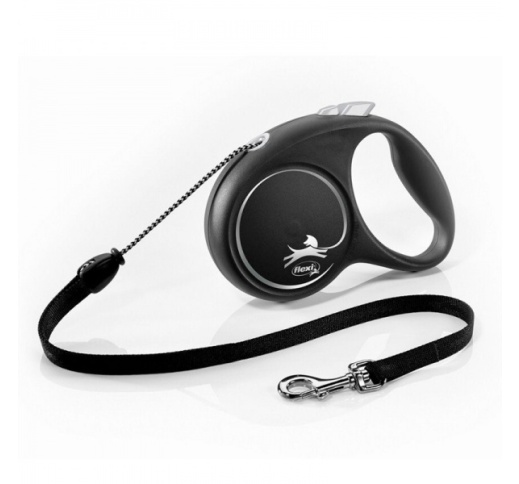 Flexi Black Design S Black Cord 5m - 12kg