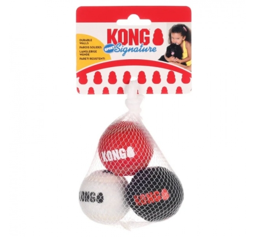 Dog Toy Kong Signature Sport Balls 3pcs S ∅ 5.1cm