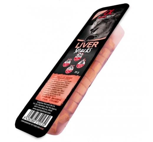 Alpha Spirit Liver Snacks for Dogs 35g