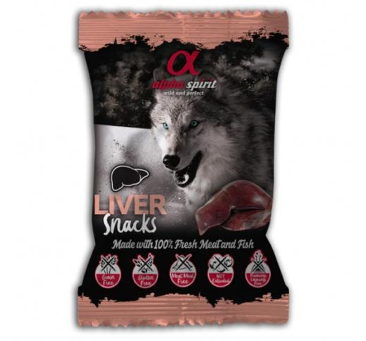 Alpha Spirit Liver Snacks for Dogs 50g