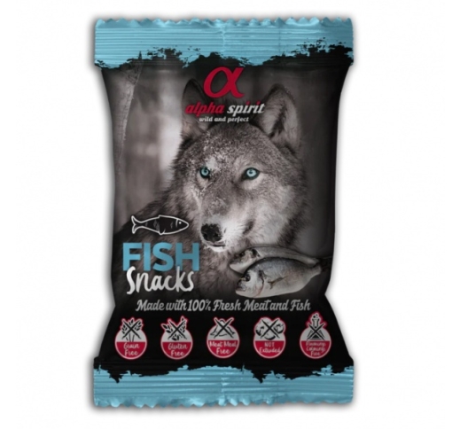 Alpha Spirit Fish Snack for Dogs 50g