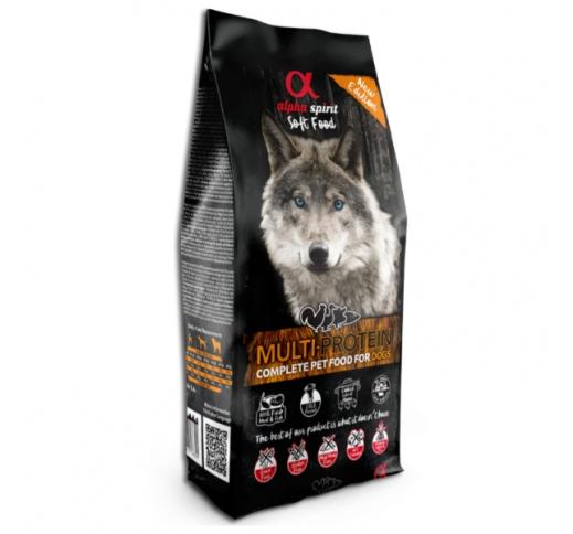 Alpha Spirit Multiprotein Semi-moist Dog Food 1,5kg