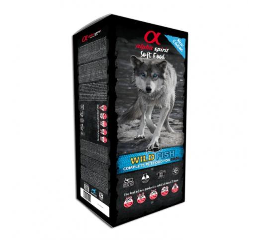 Alpha Spirit Wild Fish Semi-moist Dog Food 9kg