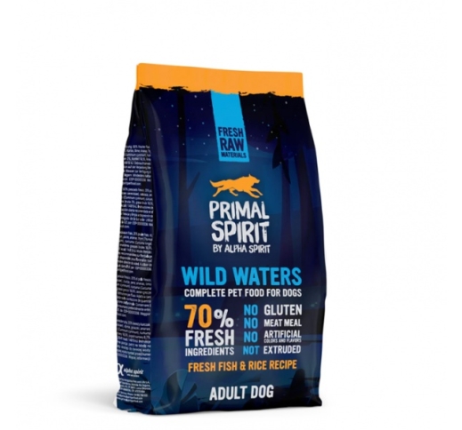 Primal Spirit 70% Wild Waters Koeratoit (Kala & Kana) 1kg