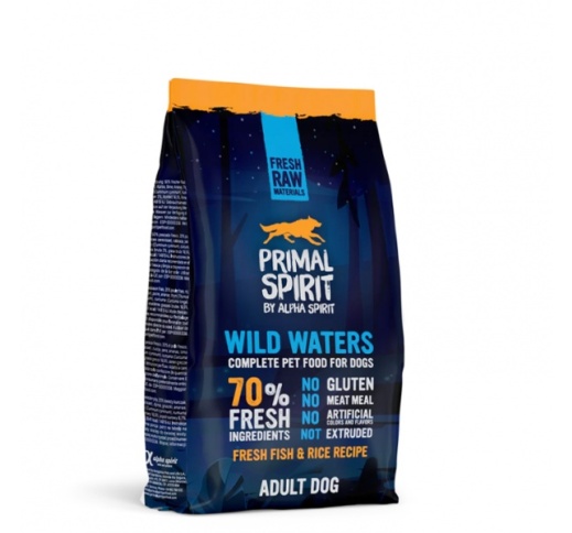 Primal Spirit Корм для собак 70% Wild Waters 1кг