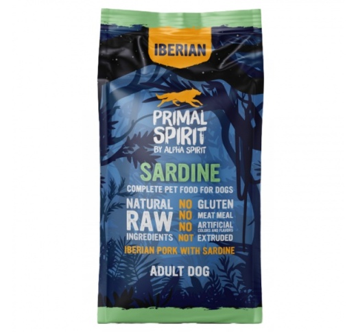 Primal Spirit Iberian Pork with Sardine Koeratoit (Ibeeria Sealiha ja Sardiinid) 1kg