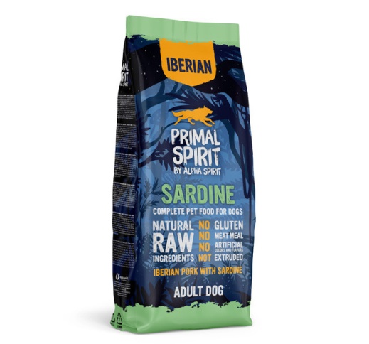 Primal Spirit Iberian Свинина с Сардиной, Корм ​​для собак 12кг