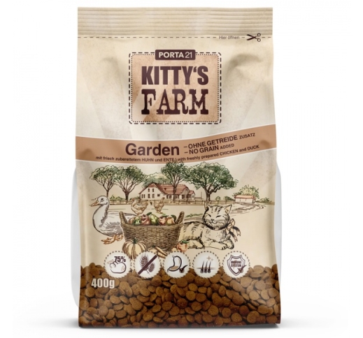Kitty's Farm - Garden, Корм ​​для кошек 400г