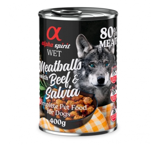 Alpha Spirit Meatballs Beef with Salvia 400g