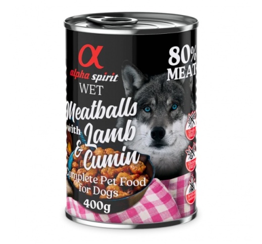 Alpha Spirit Meatballs Lamb with Cumin 400g