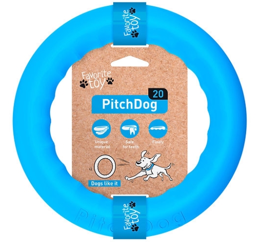 Dog Toy Pitchdog20 Ring Blue 20cm