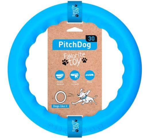 Dog Toy Pitchdog30 Ring Blue 28cm