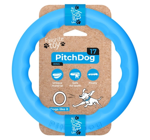 Dog Toy Pitchdog17 Ring Blue 17cm