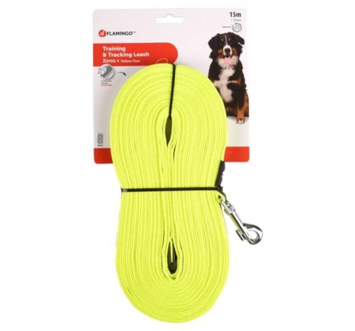 Training and Tracking Leash Xeno Yellow 15m x 2cm