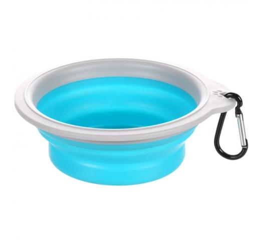 Travel Bowl Bubo Blue/Grey 625ml