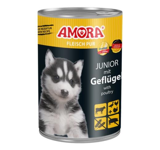 Amora Junior Kutsikakonserv (Veise- ja Linnulihaga) 400g