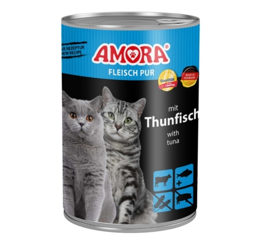 Amora Meat Pure Cat Food (Beef & Tuna) 400g