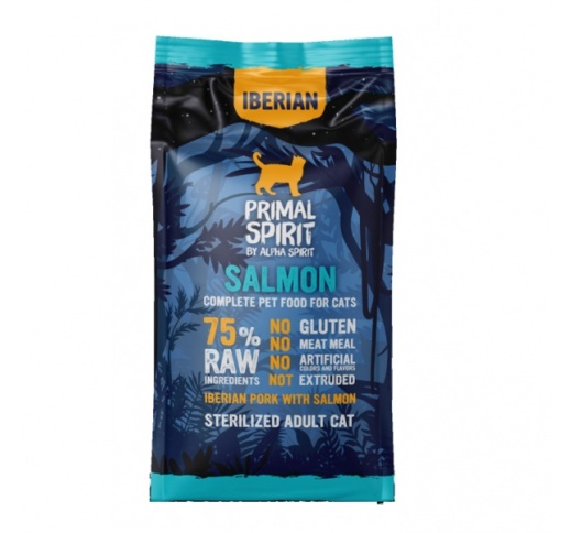 Primal Spirit Iberian Pork with Salmon Cat Food 1kg