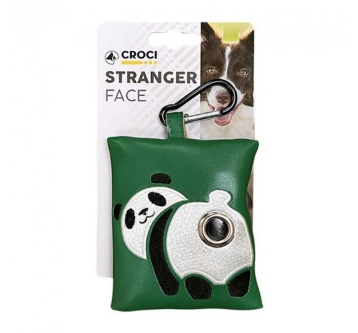 Poobag Holder Stranger Face Panda 10,5x8,5cm