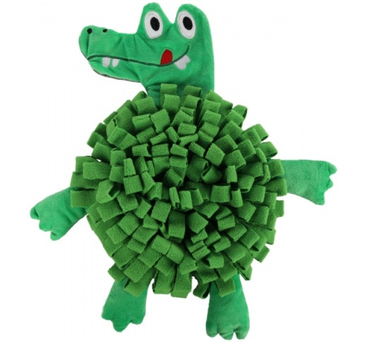 Игрушка для собак, крокодил Njammie Green 36x38x2,5см