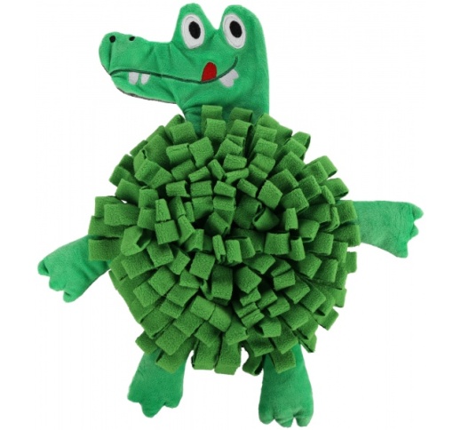 Dog Toy Crocodile Njammie Green 36x38x2,5cm