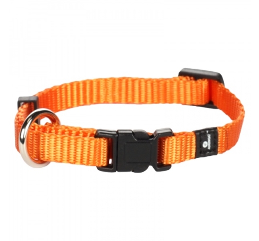 Collar Ziggi Nylon Orange 20-35cm x 10mm