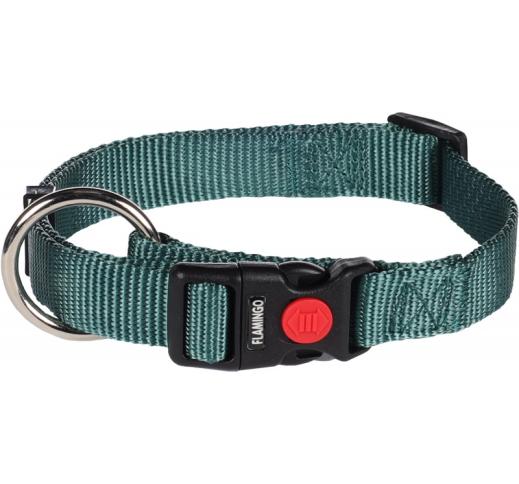 Collar Ziggi Nylon Dark Green 40-55cm x 20mm