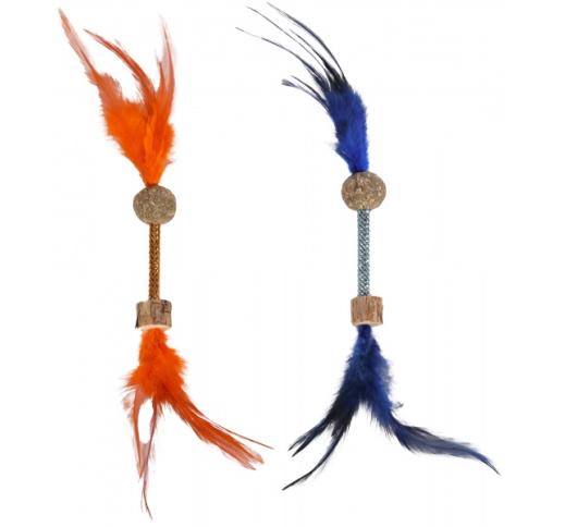 Cat Toy Stick with Feathers "Boleo" 9cm