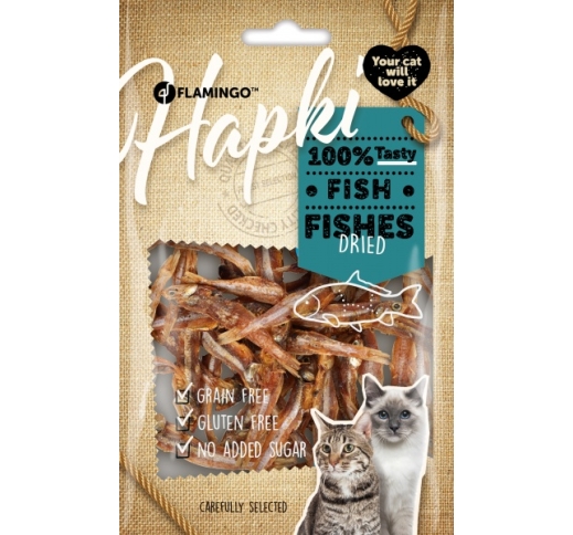 Hapki Закуски для кошек - сушеная рыба 50г