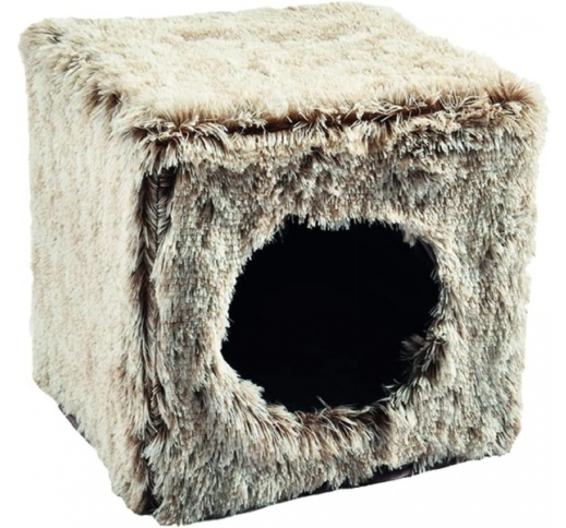 Cube Bed "Boilu" Beige 38x38cm