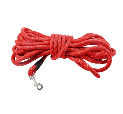 Nylon Leash Red 1,5x500cm